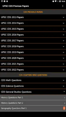 UPSC CDS Practice Papers android App screenshot 0